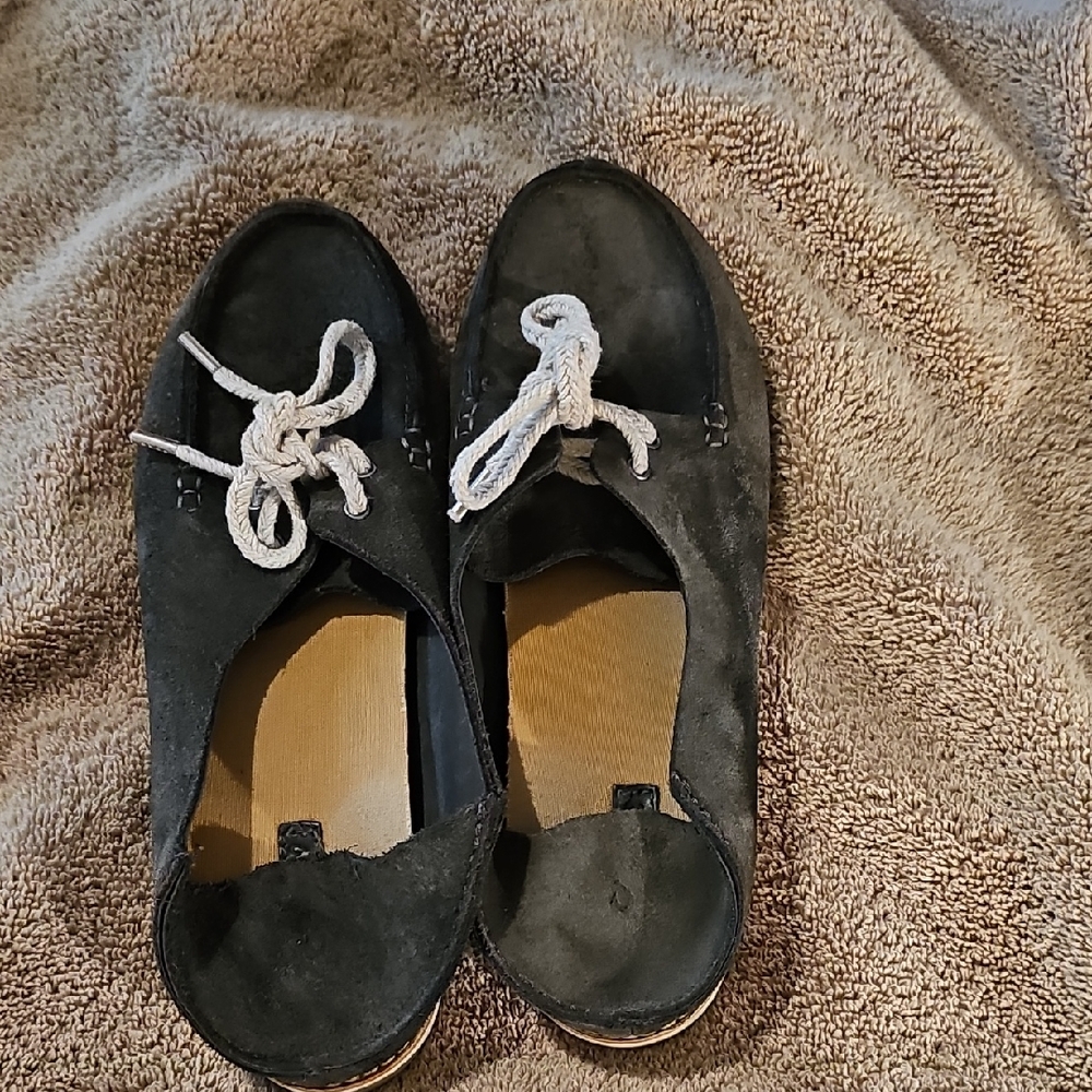 Women's OLUKAI Grey Suede Shoes